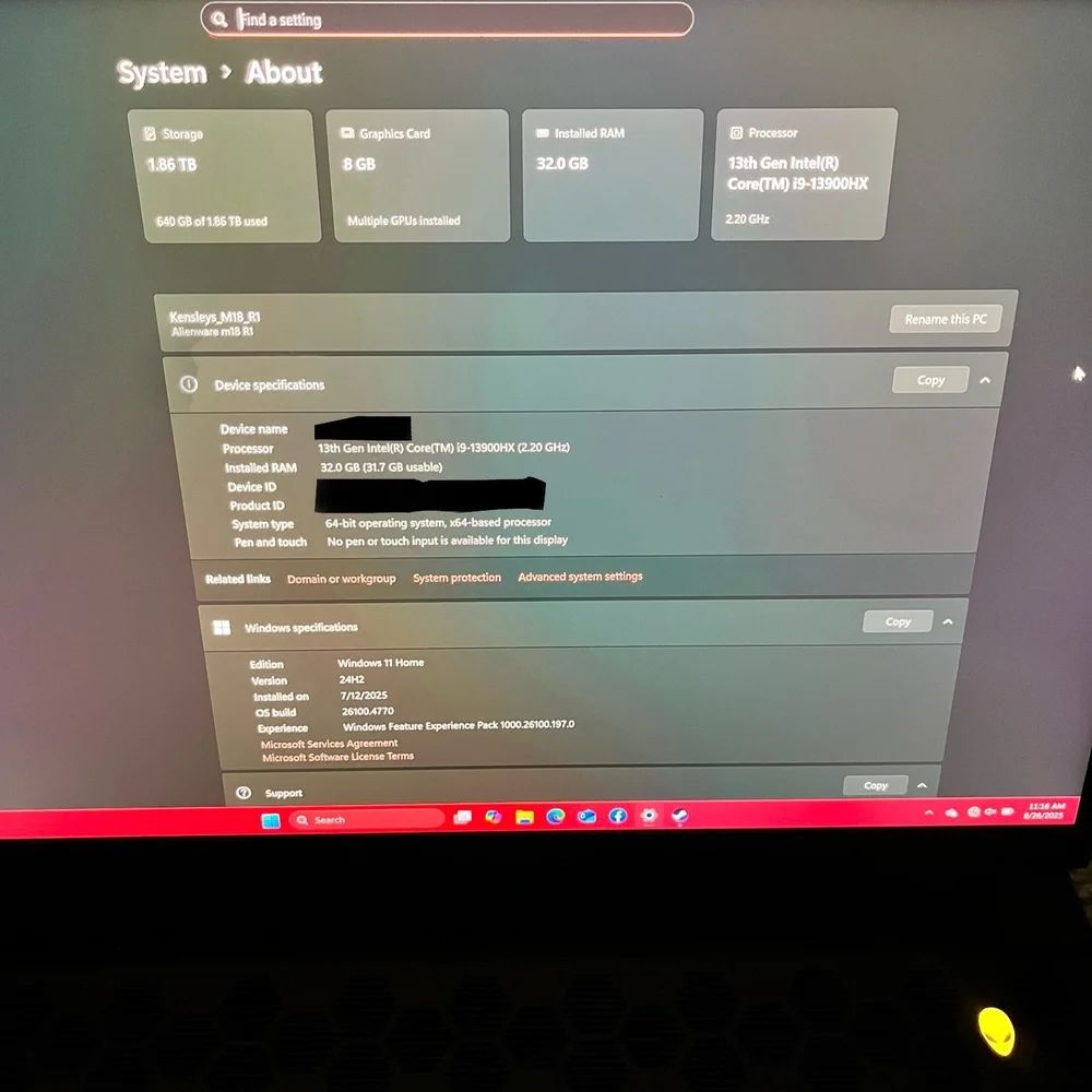 Dell Alienware M18 R1